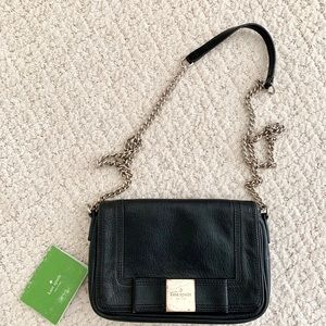 Kate Spade Black Shoulder Purse With Bow